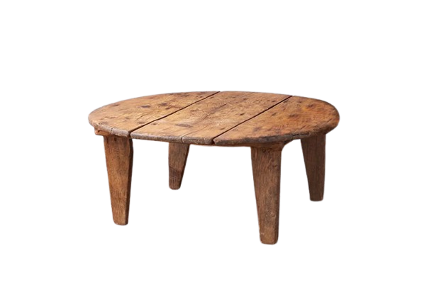 Found Accent Table, Round- Large