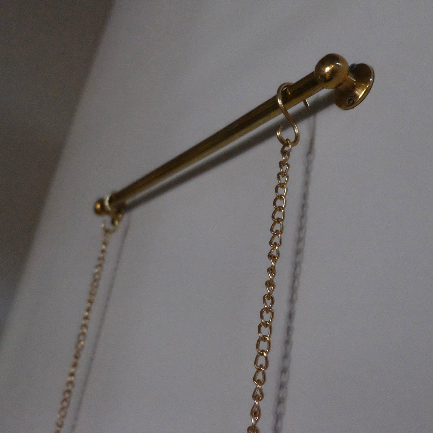 Unlacquered Brass Picture Rail