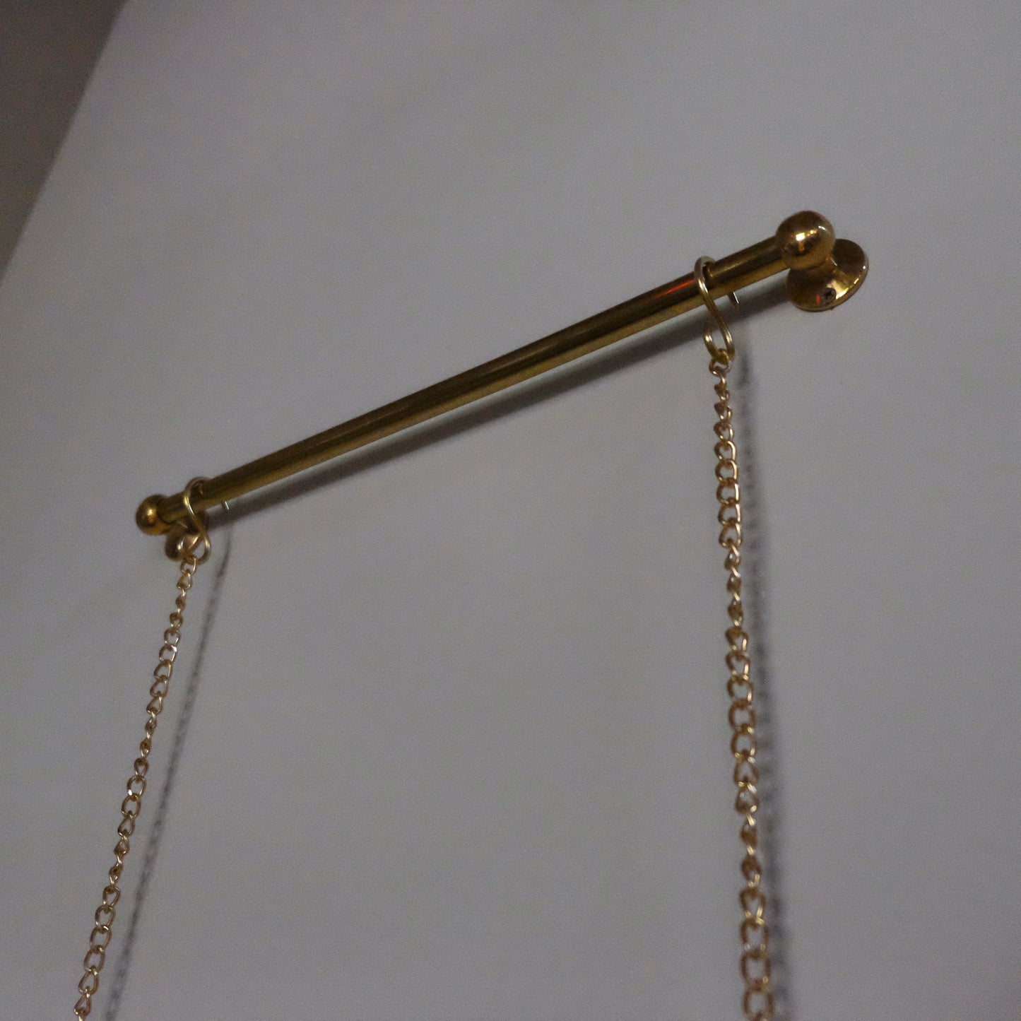 Unlacquered Brass Picture Rail