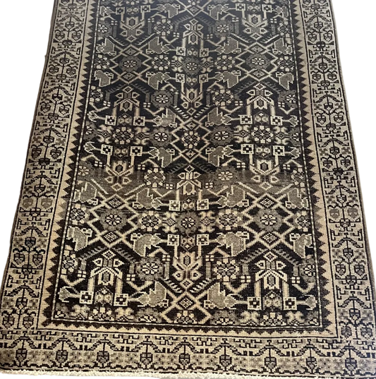 Turkish Brown Runner | Vintage