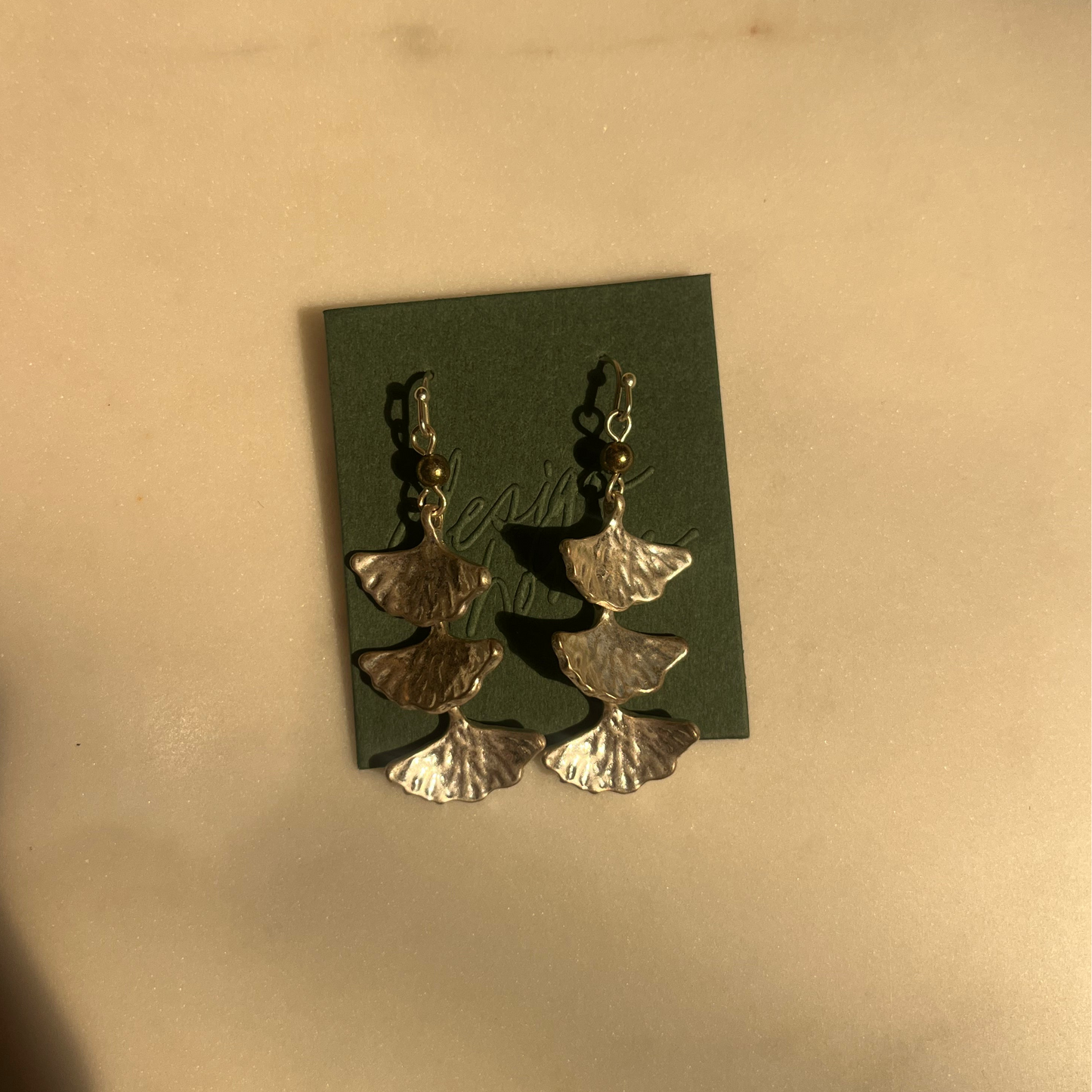 Tiered Leaf Earrings