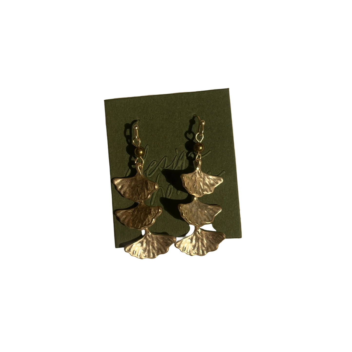 Tiered Leaf Earrings