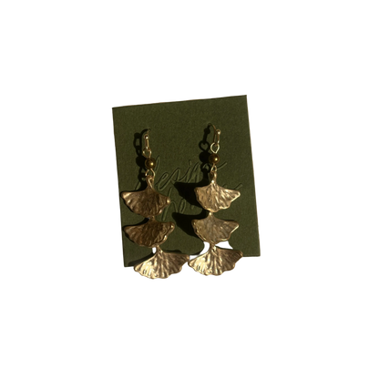 Tiered Leaf Earrings