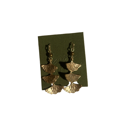 Tiered Leaf Earrings