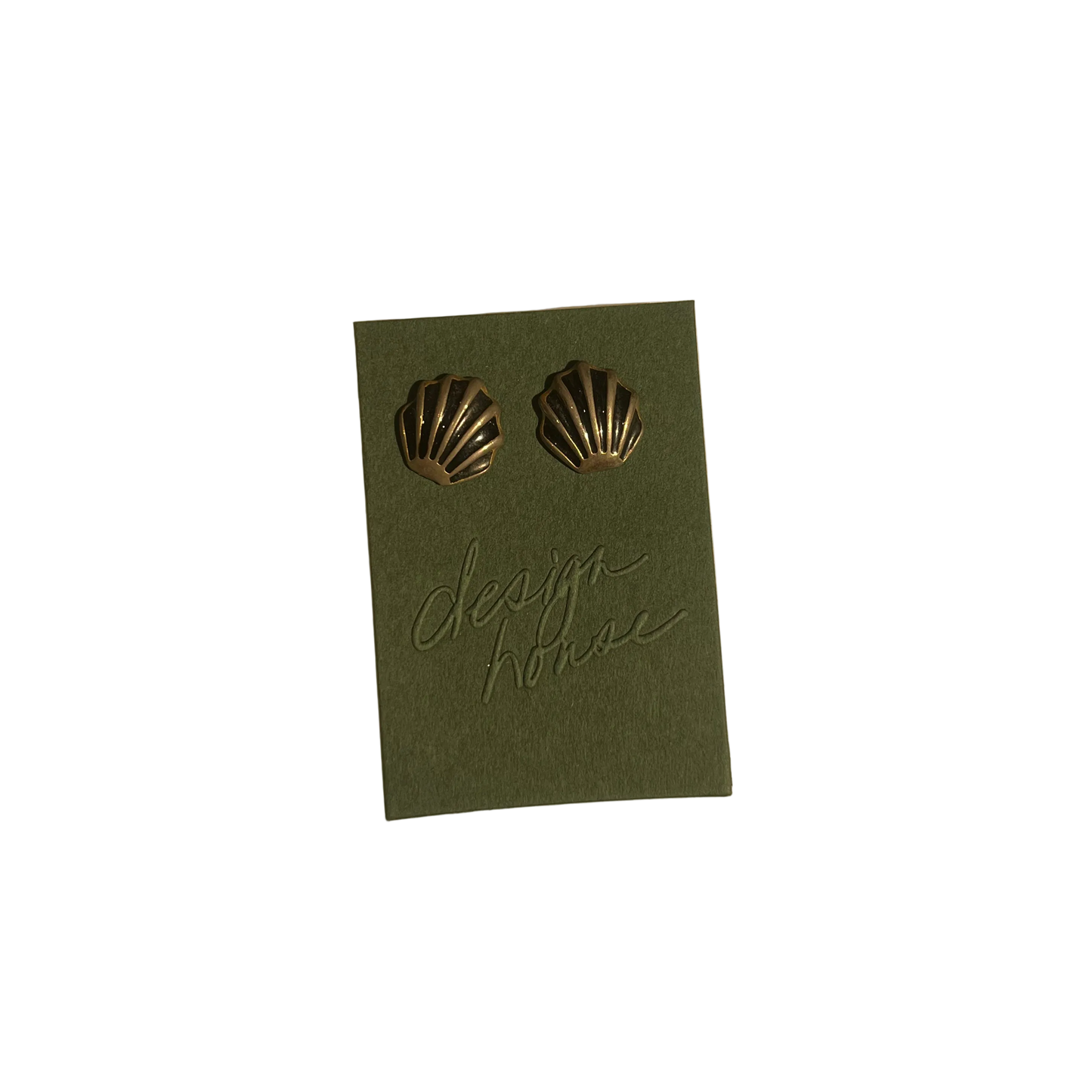 Silver Shell Studs | Vintage