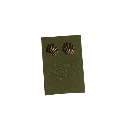 Silver Shell Studs | Vintage