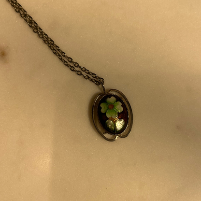 Flower Pendant Necklace | Vintage