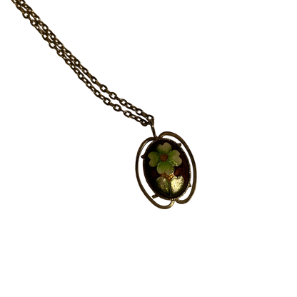 Flower Pendant Necklace | Vintage