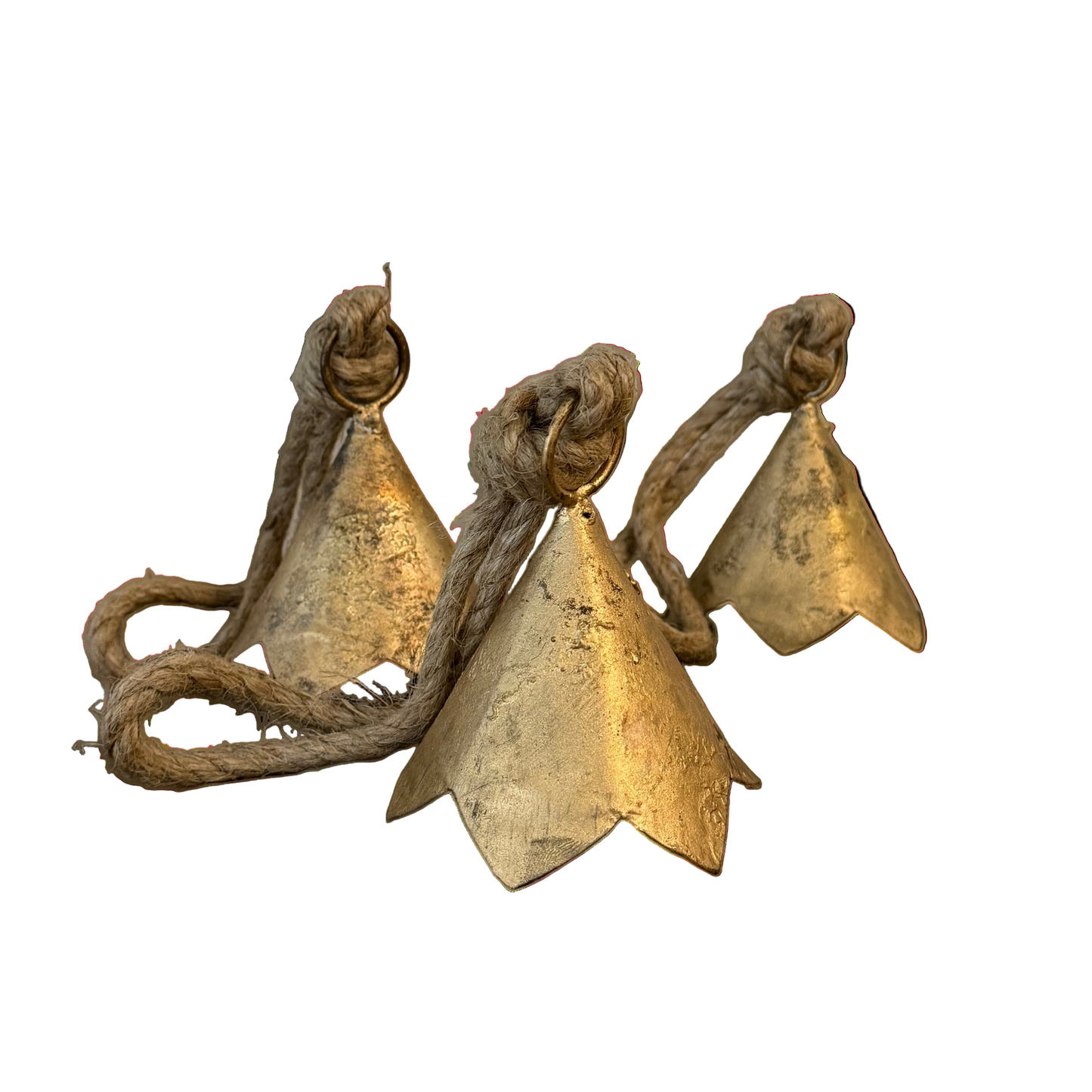 Scalloped Iron Bell Ornament