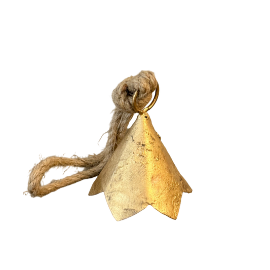 Scalloped Iron Bell Ornament