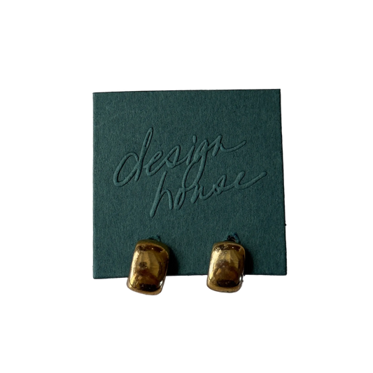 Monet Gold Earrings | Vintage