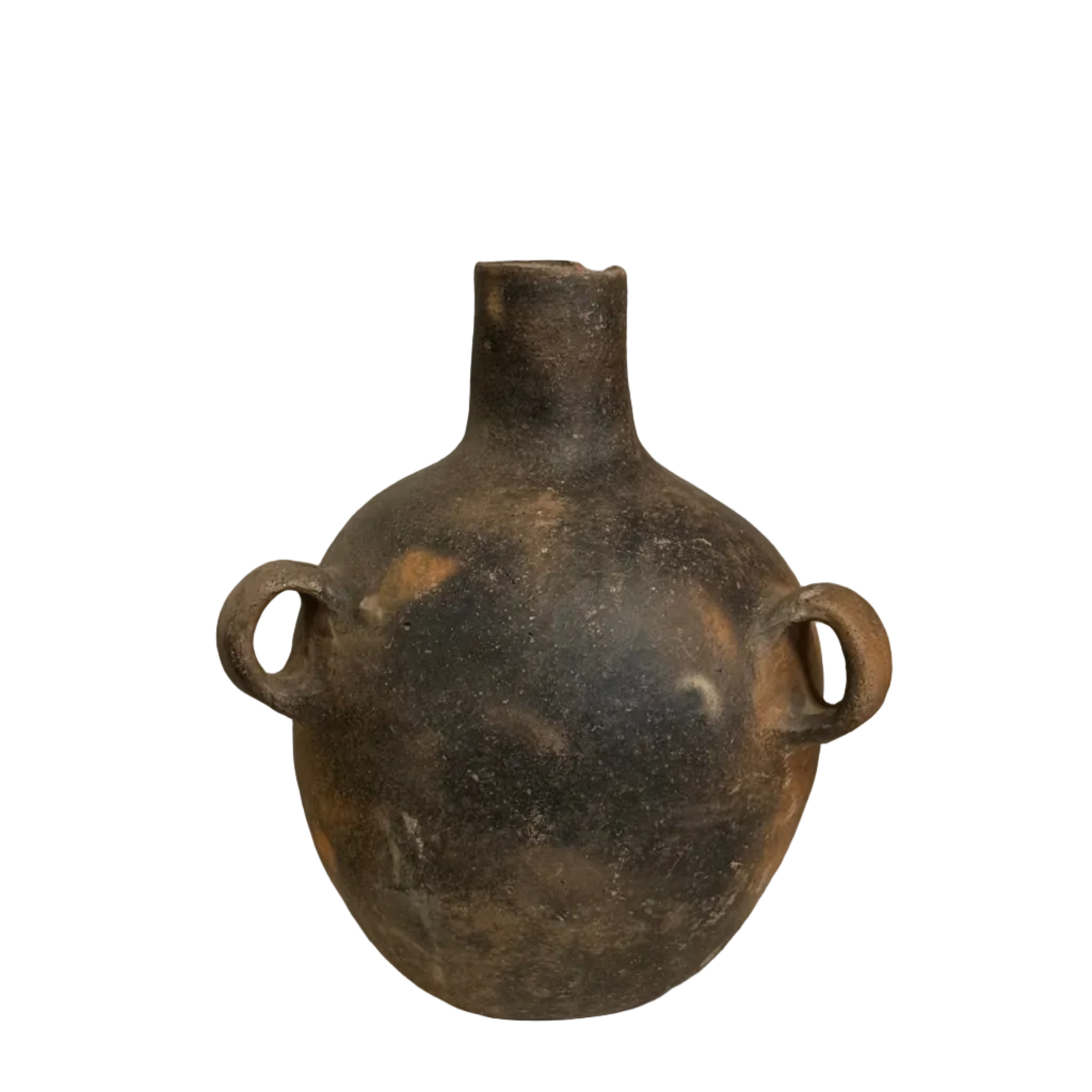 Three-Handled Mexican Clay Jug | Vintage
