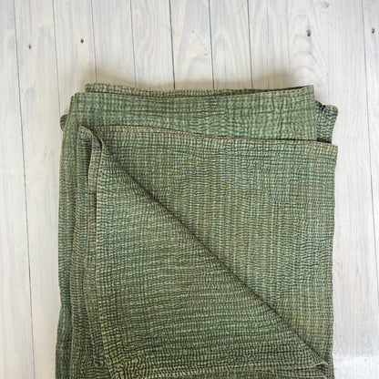 Vintage Kantha Coverlet | Aloka Home