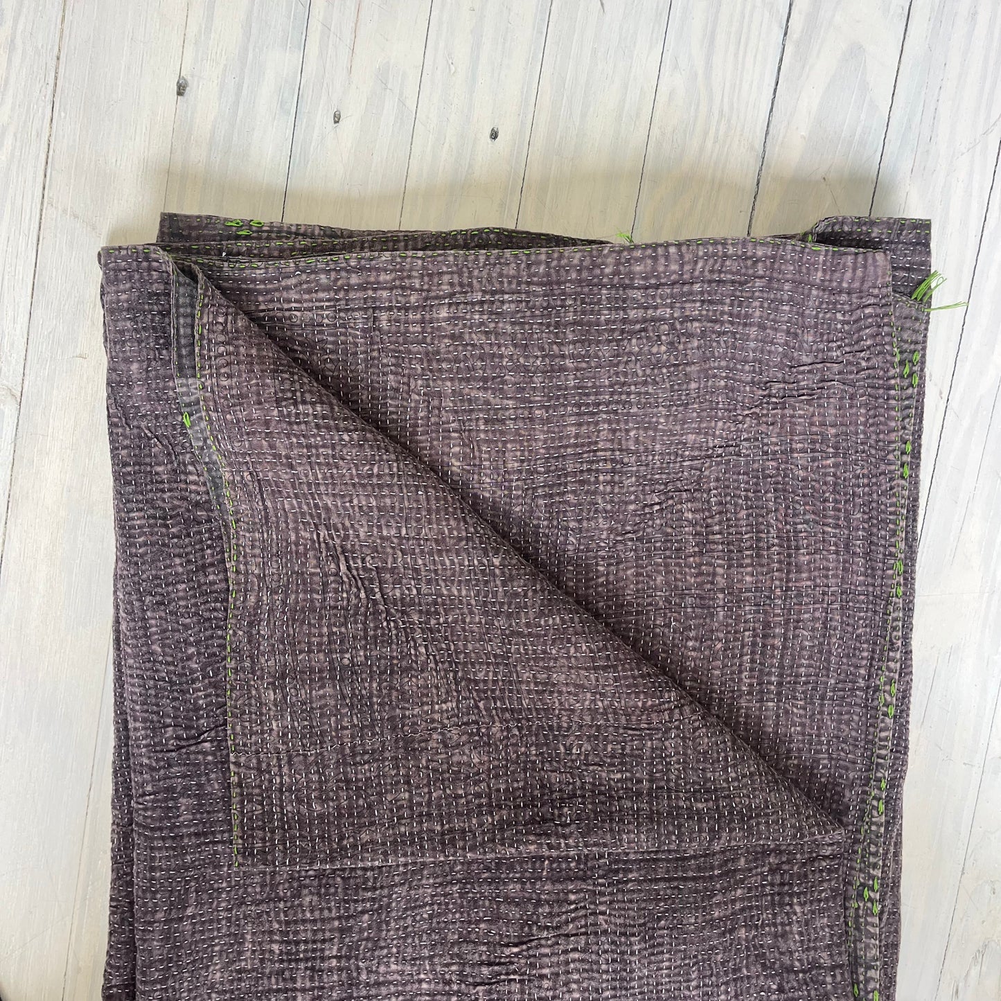 Vintage Kantha Coverlet | Aloka Home