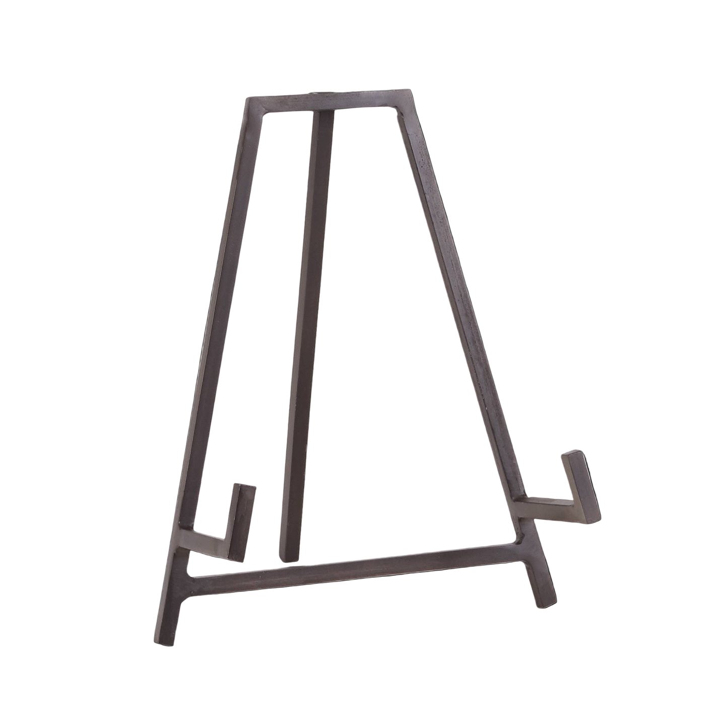 Small Logan easel in antique bronze finish for displaying artwork or books