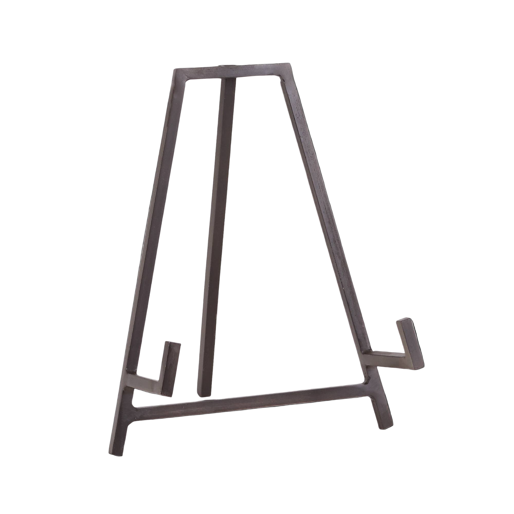 Small Logan easel in antique bronze finish for displaying artwork or books