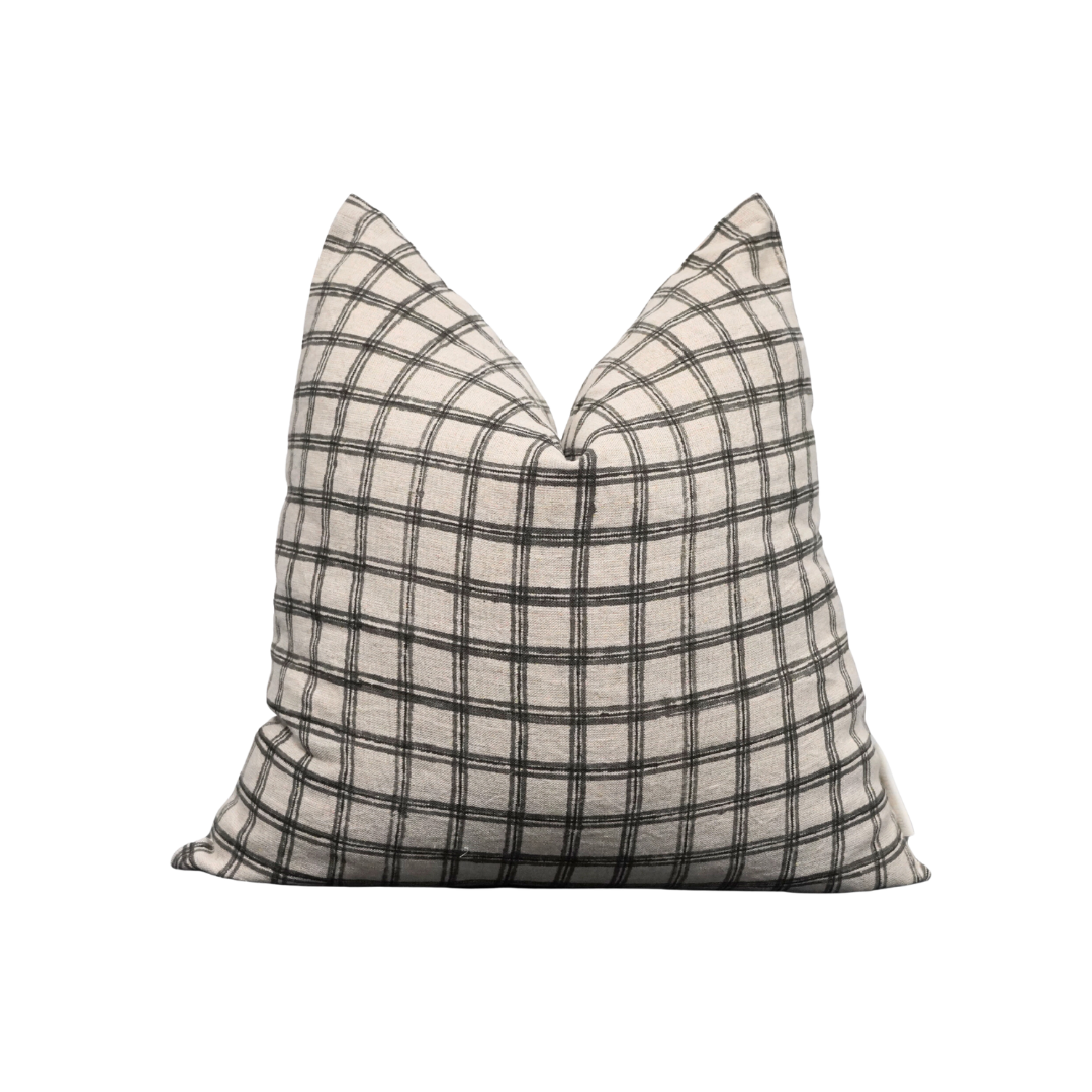 Morin - Indian Hand Block Linen Pillow Cover
