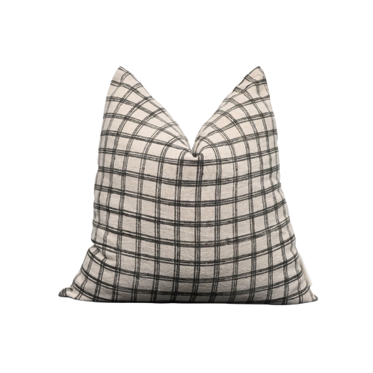 Morin - Indian Hand Block Linen Pillow Cover