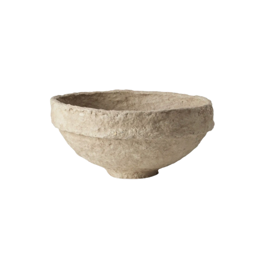Modern sculptural bowl with smooth organic curves, designed as a minimalist sustainable centerpiece with contemporary aesthetic.