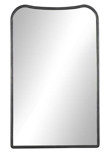 Patz Floor Mirror-Black Antique