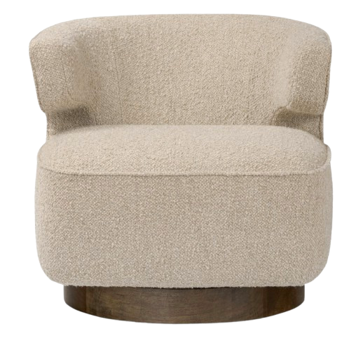Dottie Swivel Chair-Berber Oatmeal