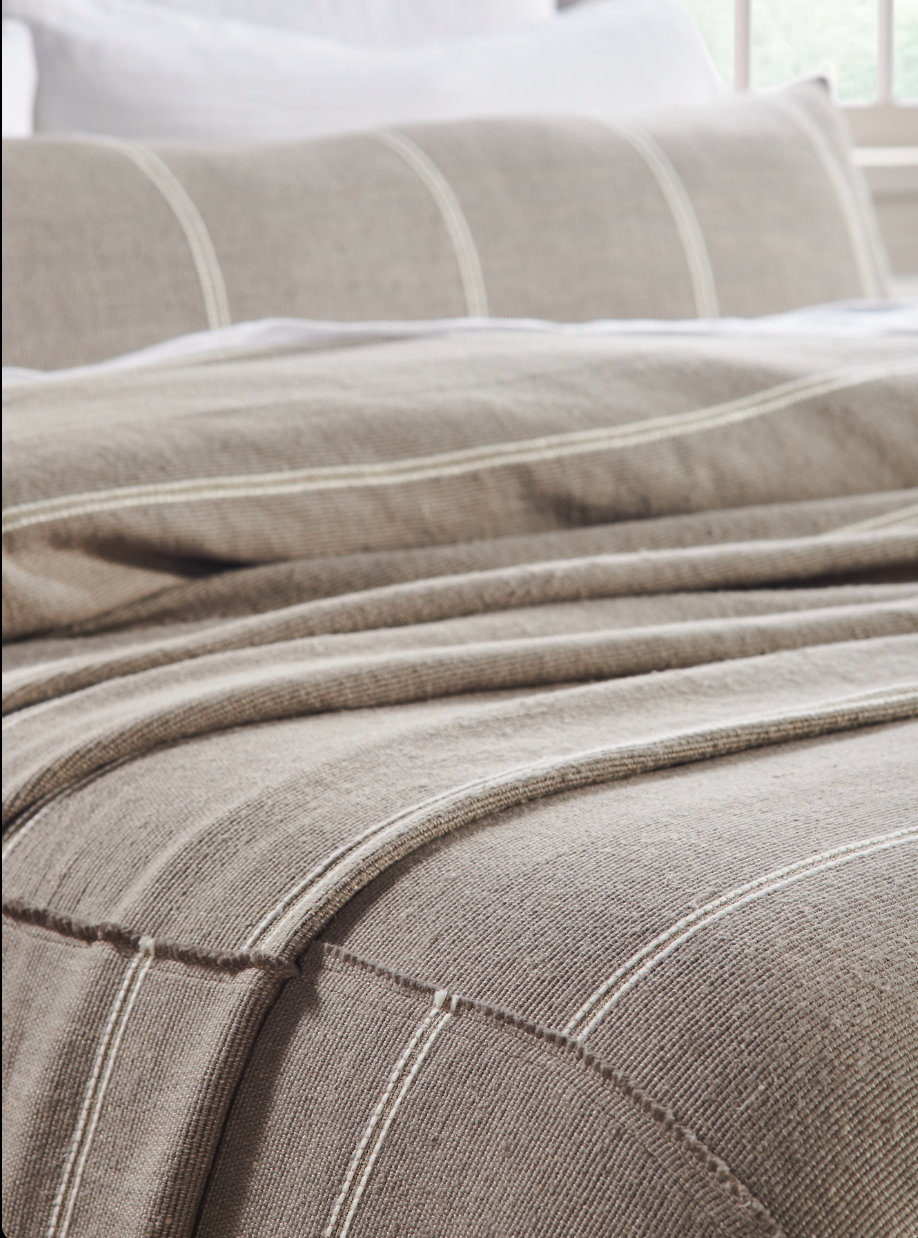 Rhodes, Pewter, Coverlet, 2 Sizes
