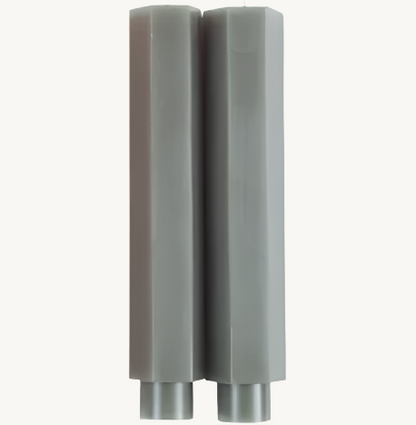 Fancy Taper 6" Candle: Moss Green