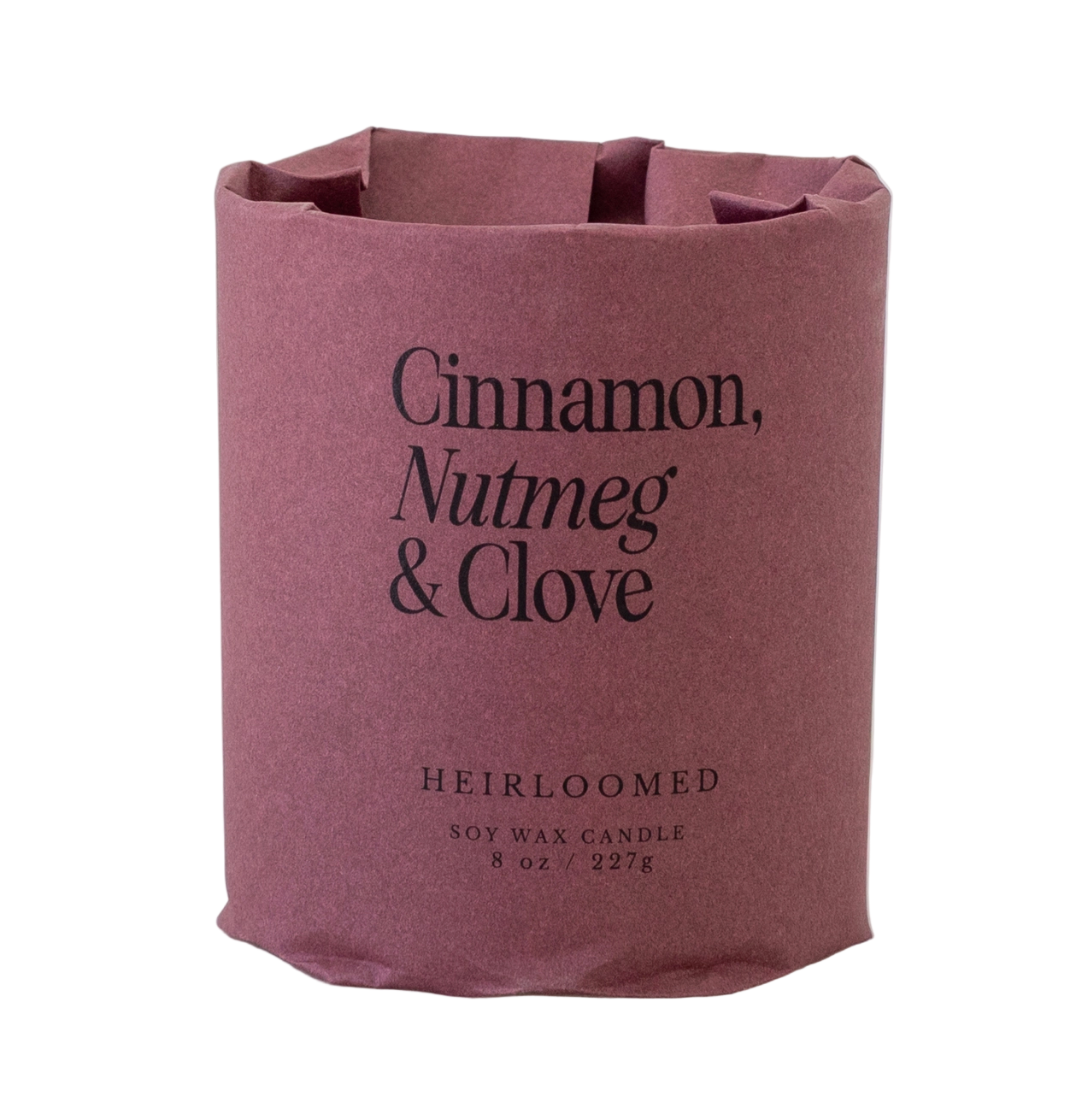 Heirloomed Candle - Cinnamon, Nutmeg & Clove