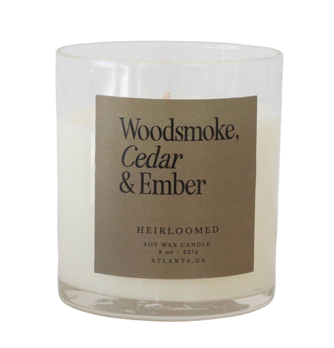 Heirloomed Candle - Woodsmoke, Cedar & Ember - Fall Candle