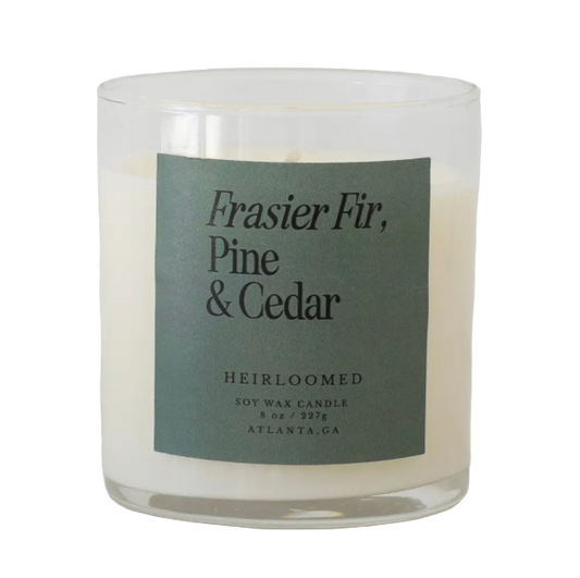 Frasier Fir, Pine & Cedar Candle