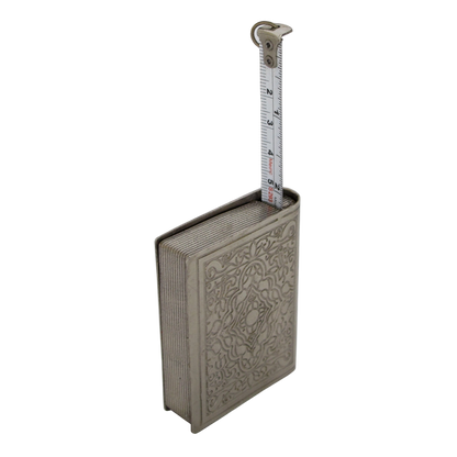 Measuring Tape Box | Silver Etched