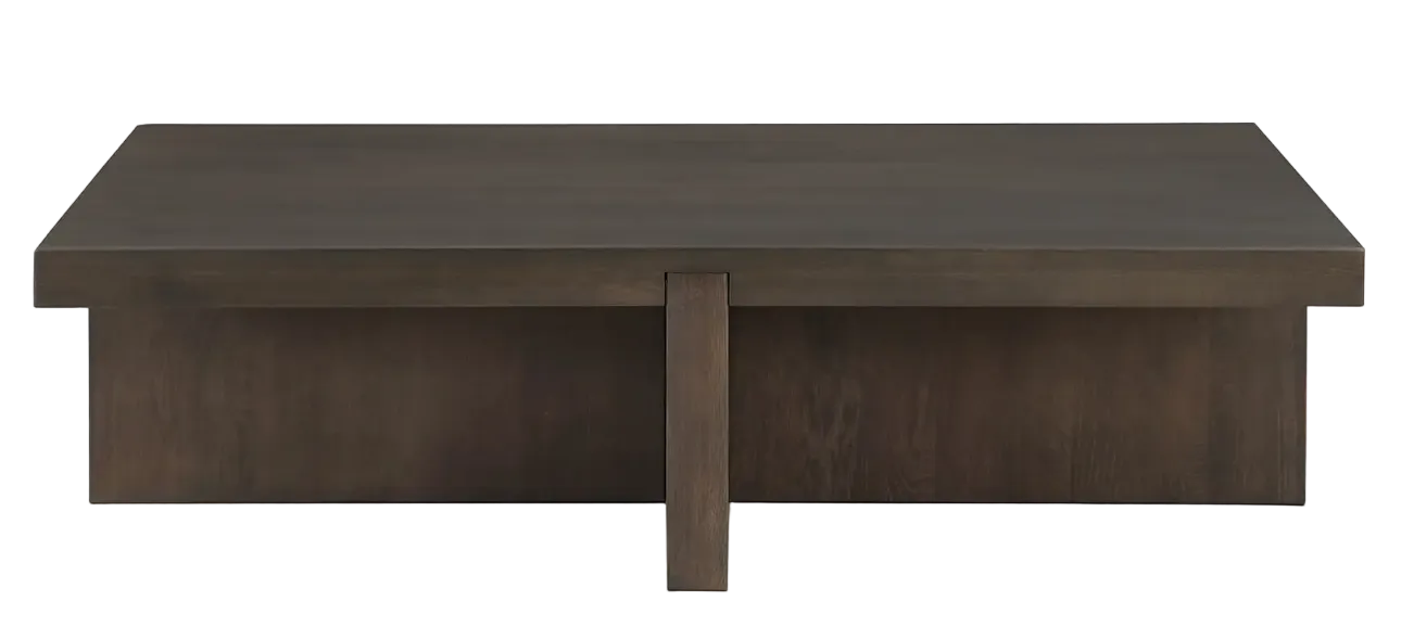 Folke Rectangular Coffee Table Dark Brown