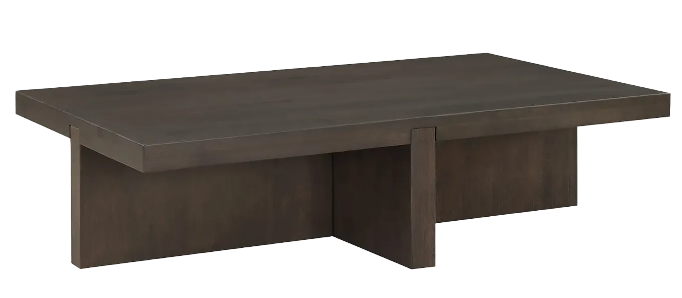 Folke Rectangular Coffee Table Dark Brown