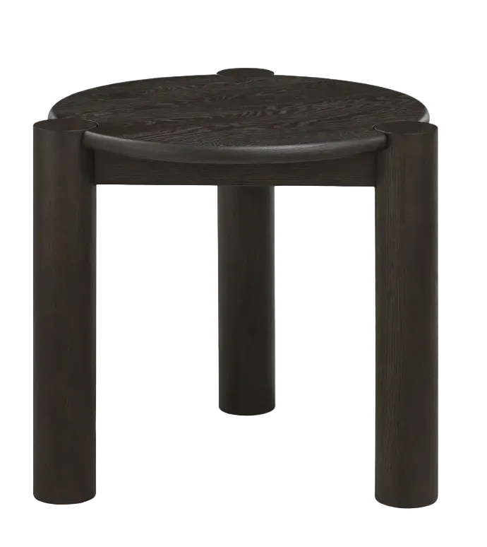 Jack Side Table Brushed Dark Brown