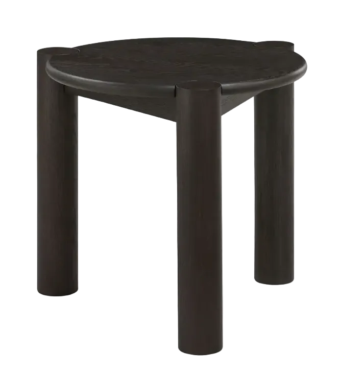 Jack Side Table Brushed Dark Brown