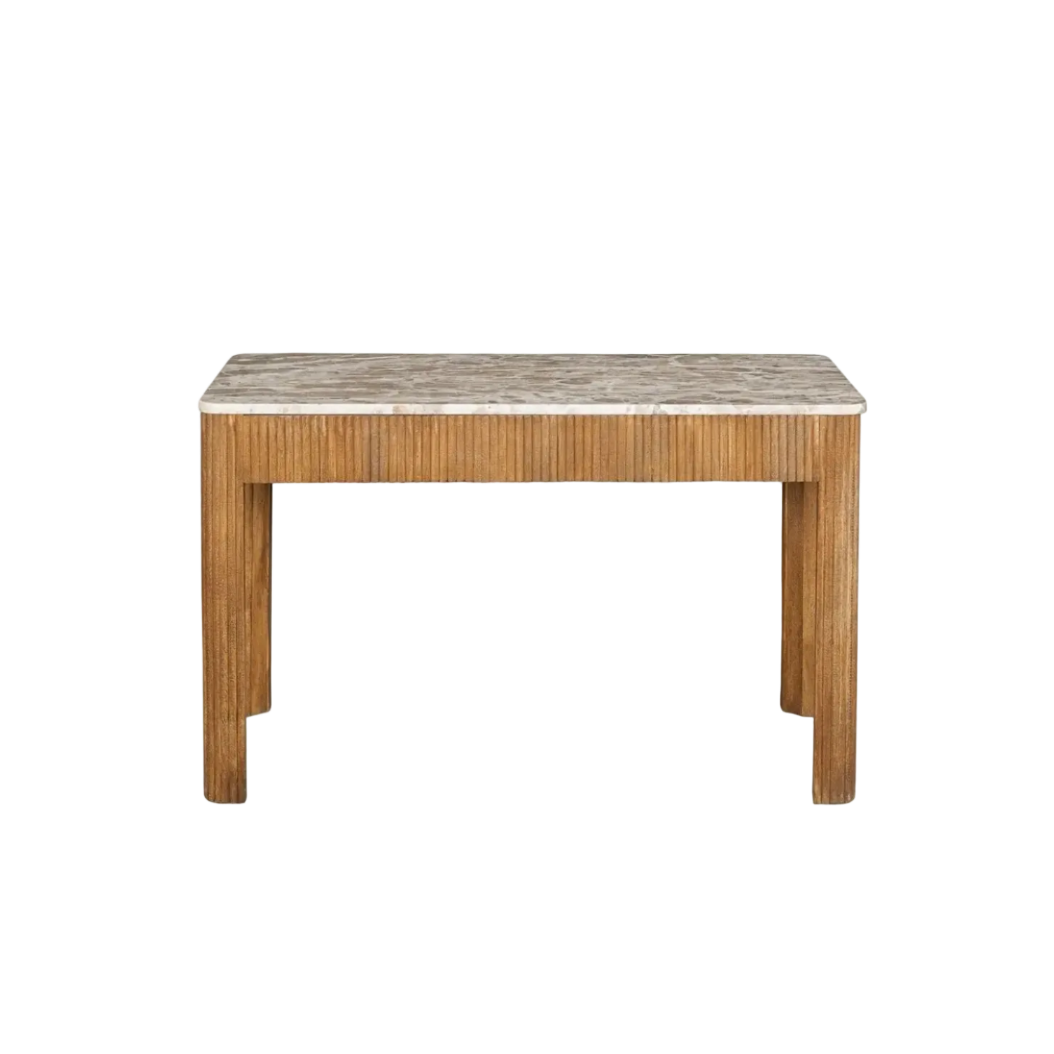 Mango Wood and Mable Top Desk