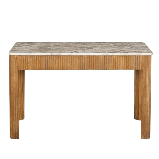 Mango Wood and Mable Top Desk