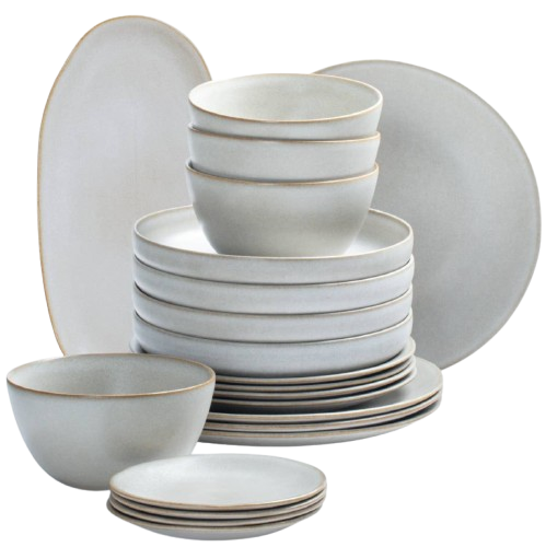 Terra Porcelanic Stoneware 21 Pieces Set