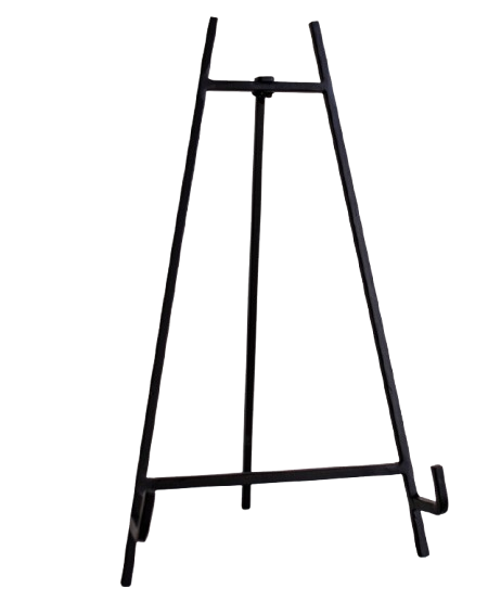 Art Photo Easel Black Iron: SMALL