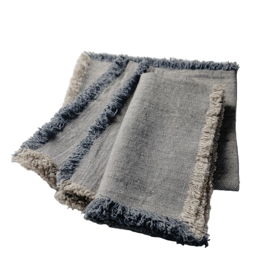 Bilbao Linen Napkins | Black