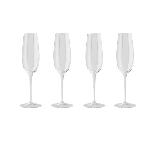 Champagne Glasses Set of 4