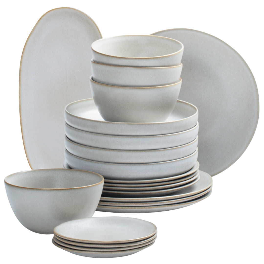 Terra Porcelanic Stoneware 21 Pieces Set