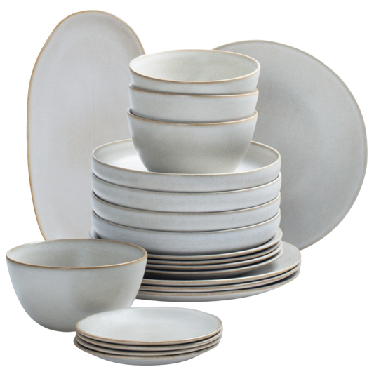 Terra Porcelanic Stoneware 21 Pieces Set