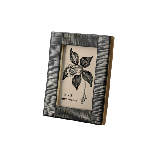 Picture Frame, Chagrin Horn 2x3