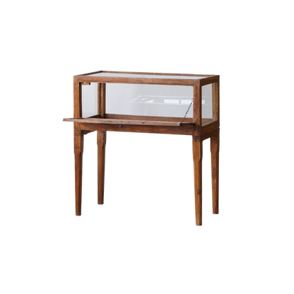 Vintage Teak Shop Case