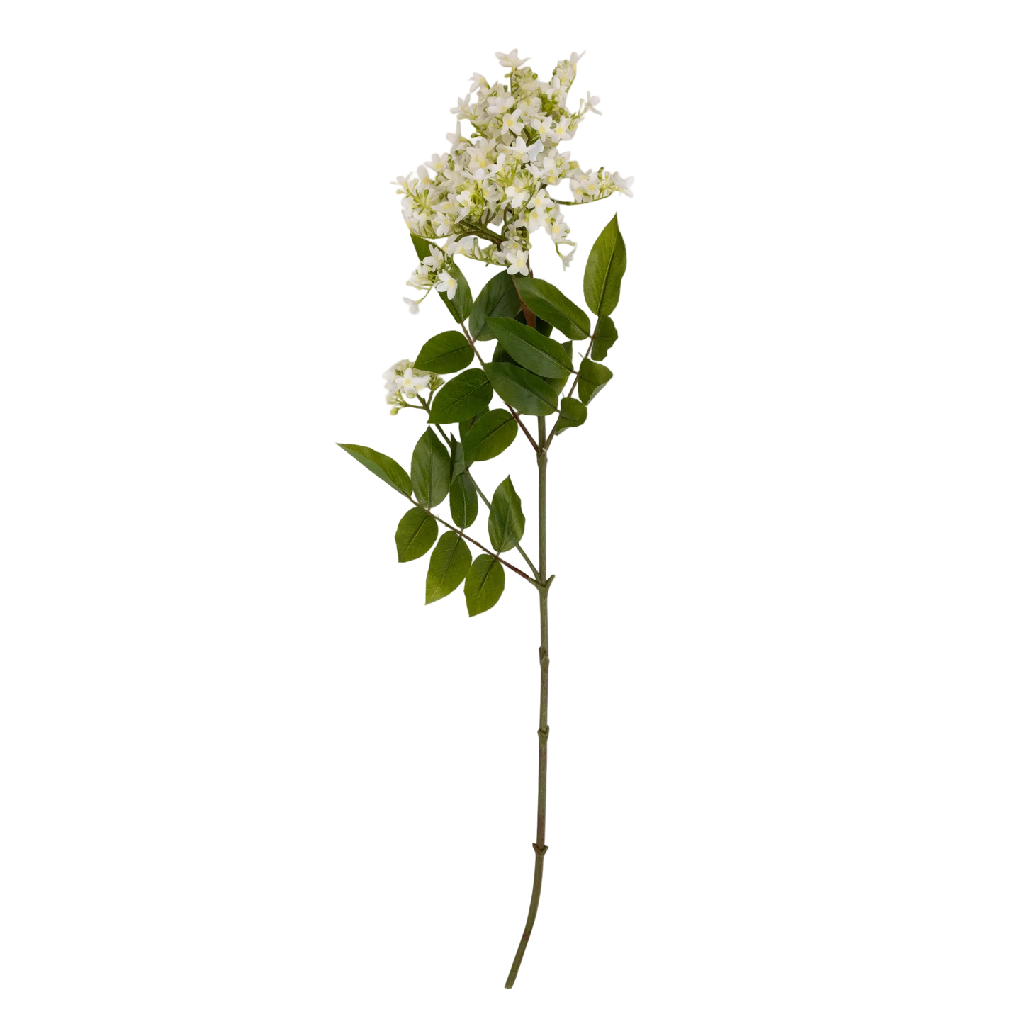 Artificial Lilac Stem | White