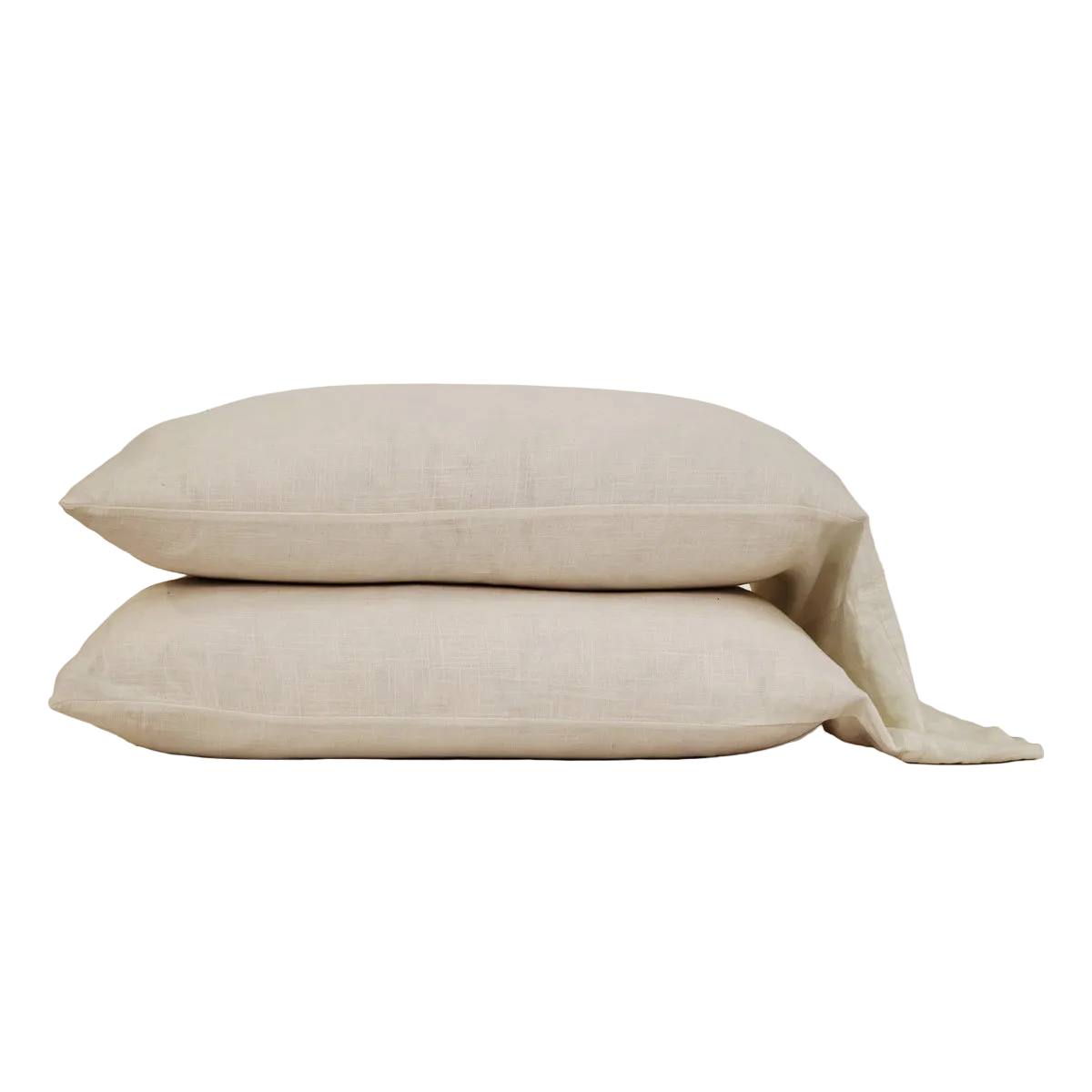 Bamboo Linen Sheet Set - Natural (Pom Pom)