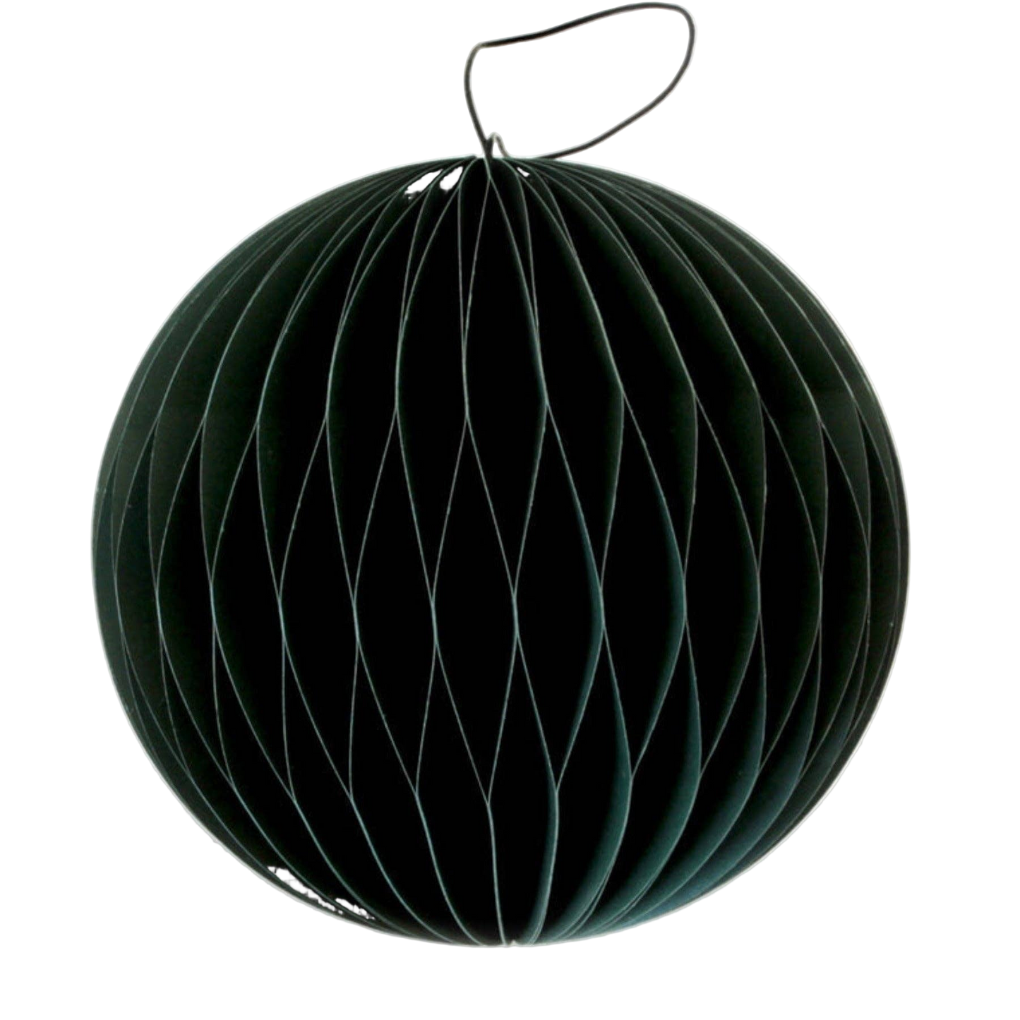 Mega Paper Bauble Ornament | Forest Green