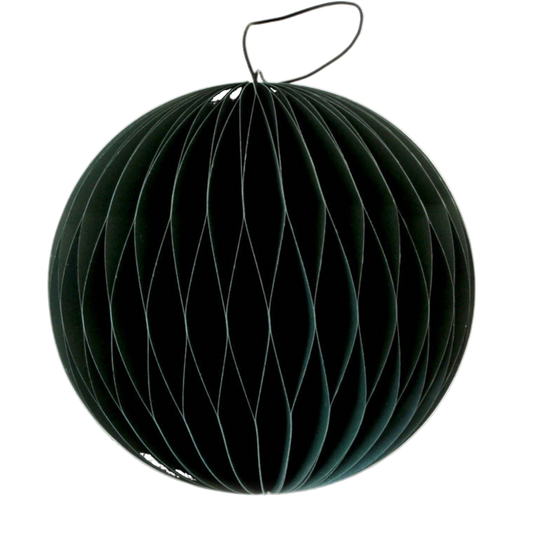Mega Paper Bauble Ornament | Forest Green