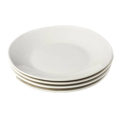 Linen Cream Dinner Plate